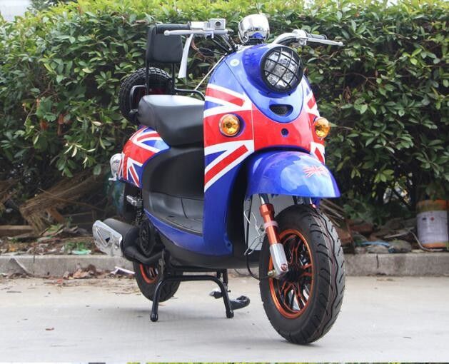 4 Zamanlı Hava Soğutmalı 150cc Yetişkin Motorlu Scooter Ön Disk Arka Kampana Fren