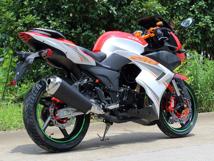 Tek Silindirli 4 Zamanlı Hava Soğutmalı 250cc Doğrama Motosikleti, Diskli / Diskli Frenli