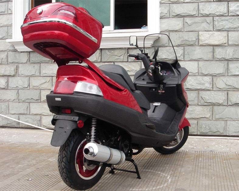 Kick Start Yetişkin Motorlu Scooter 12 inç Jant Kromatikliği ile Çift Arka Şok