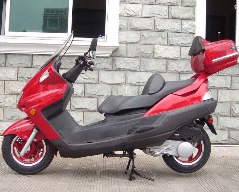 Kick Start Yetişkin Motorlu Scooter 12 inç Jant Kromatikliği ile Çift Arka Şok