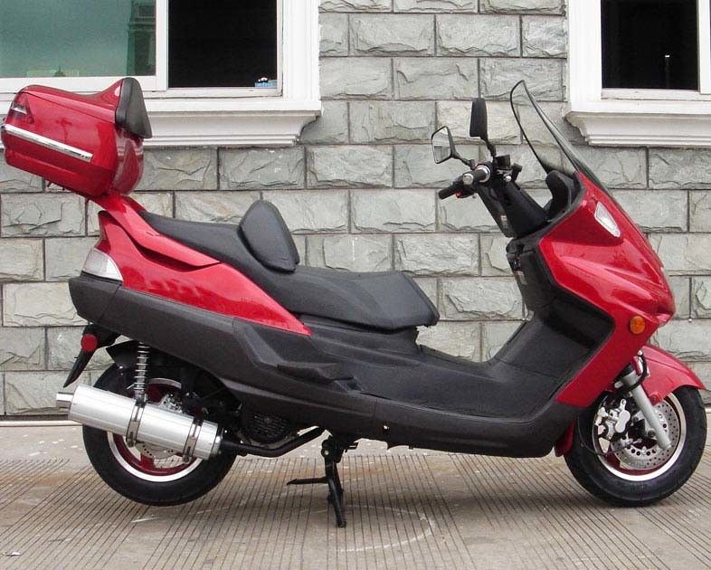 Kick Start Yetişkin Motorlu Scooter 12 inç Jant Kromatikliği ile Çift Arka Şok