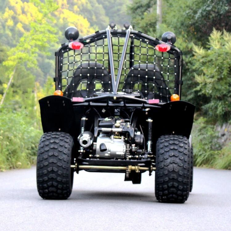 Hava Soğutmalı İki Kişilik Go Kart Elektrikli Start Zincir Tahrik 150cc Büyük Boy