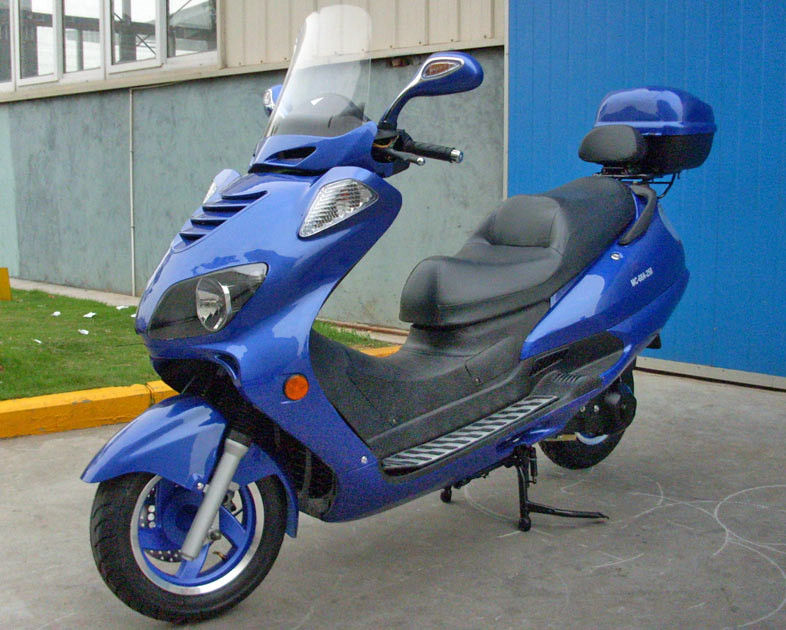 Alüminyum Ayak Pedalı Yetişkin Motorlu Scooter 250cc Ön Abs Disk Arka Diskli Fren