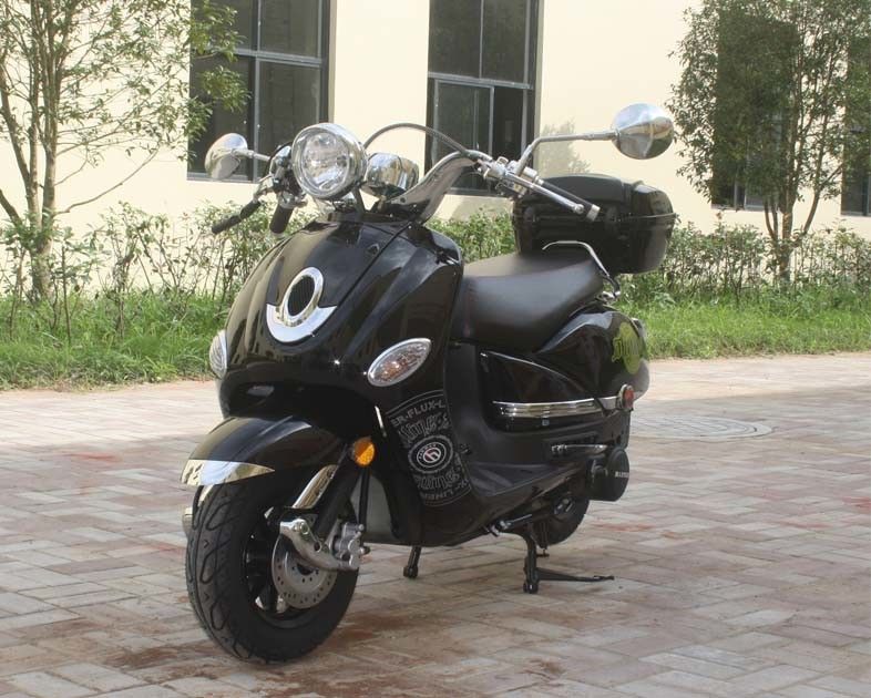 Ön Disk Arka Tamburlu Yetişkinler İçin Elektrikli / Tekme 150cc Gazla Çalışan Scooterlar