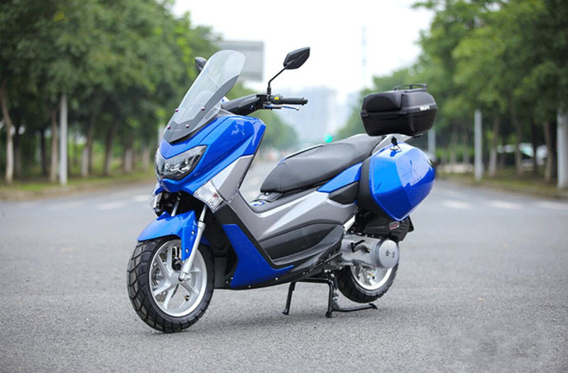 Hava Soğutmalı Yetişkin Motorlu Scooter 85KM / H Hidrolik Amortisörlü Azami Hız