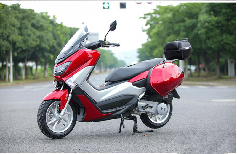 Hava Soğutmalı Yetişkin Motorlu Scooter 85KM / H Hidrolik Amortisörlü Azami Hız