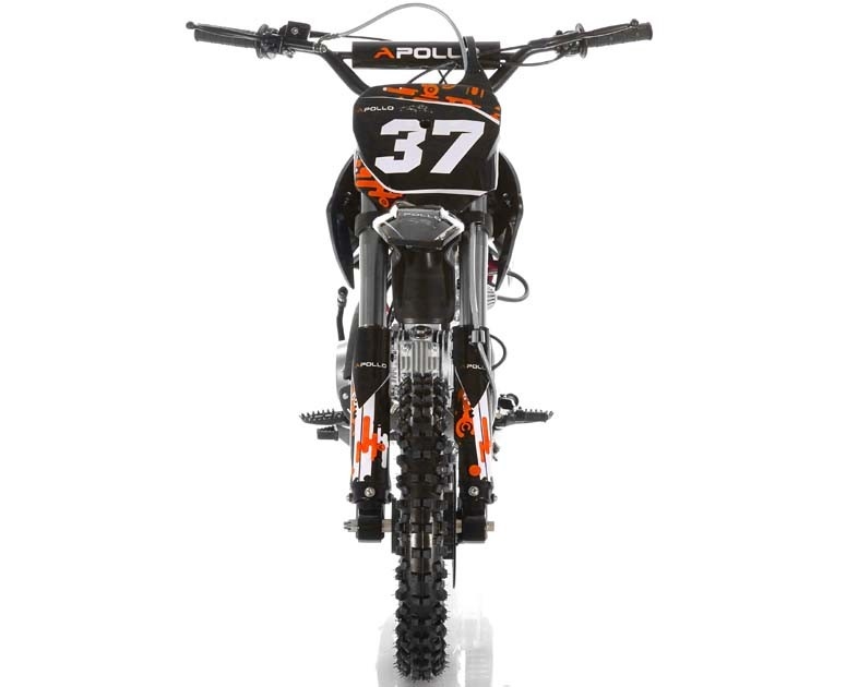 Hava Soğutmalı 125cc Mini Dirt Bike 4 Zamanlı Tek Silindirli Manuel Debriyaj Ön Ve Arka Disk Fren