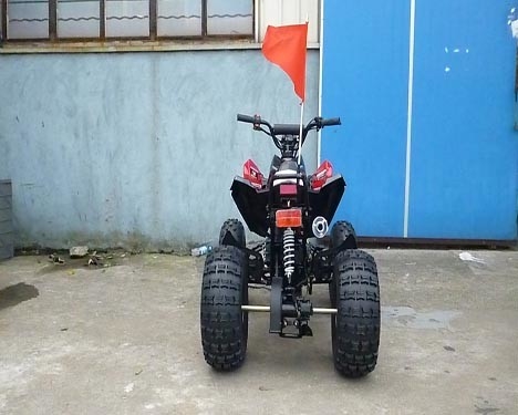 Elektrikli Çalıştırma Gençlik Yarış ATV Ön Kampana Fren Arka Disk Fren 12 V 4AH Pil