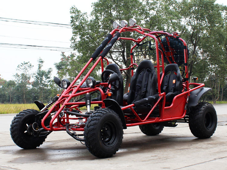 Tek Silindirli Yatay Tip Yetişkin Kapalı Yol Go Kart 4 Kişilik 10L Yakıt Kapasitesi
