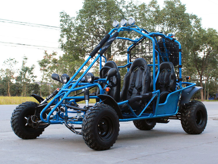 Tek Silindirli Yatay Tip Yetişkin Kapalı Yol Go Kart 4 Kişilik 10L Yakıt Kapasitesi