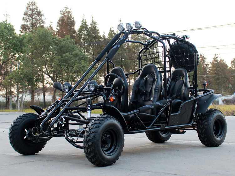 Tek Silindirli Yatay Tip Yetişkin Kapalı Yol Go Kart 4 Kişilik 10L Yakıt Kapasitesi