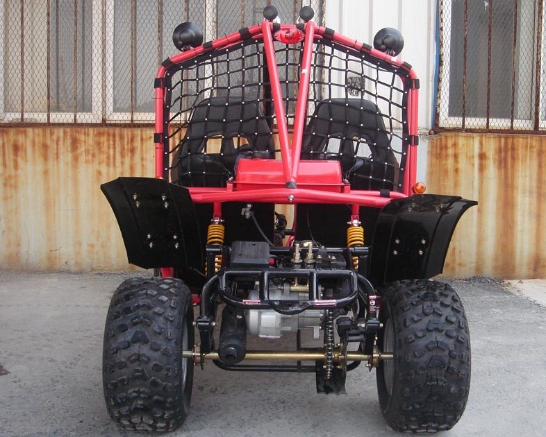 Büyük Boy Go Kart Buggy 150CC Ile CVT Hava Soğutmalı Elektrikli Çalıştırma Ayak Fren