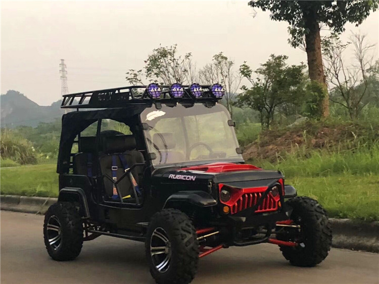 Otomatik Koltuklu 4 Koltuklu Kart Buggy Yetişkin Toyota Jeep Go Kart 300cc