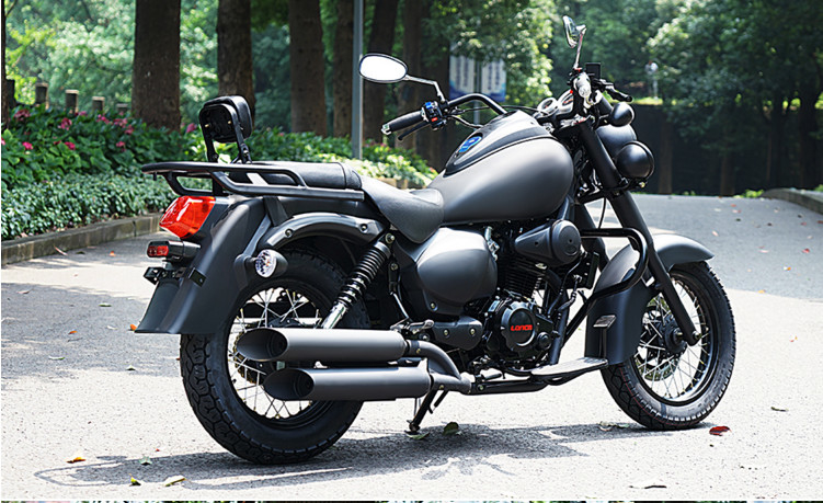 Orman Yolu için 115km / H Maksimum Hız 250cc Kıyıcı Motosiklet 12L Yakıt Tankı